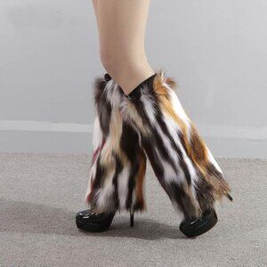 Women's Fuzzy Leg Warmers